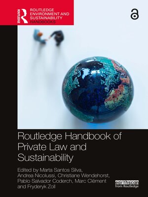 cover image of Routledge Handbook of Private Law and Sustainability